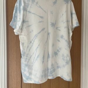 Levi's Blue and White Tie-Dye Short Sleeve Tee